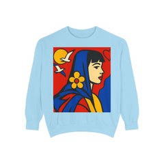 Unisex Garment-Dyed Sweatshirt - planetplanasspace