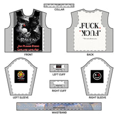 Raven Graphic Crewneck Sweatshirt — "Raven: The Darkness Stirs" Gothic Long-Sleeve