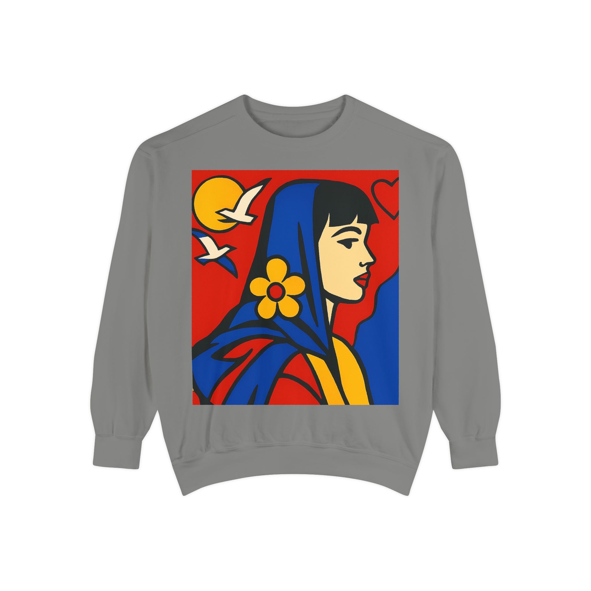 Unisex Garment-Dyed Sweatshirt - planetplanasspace