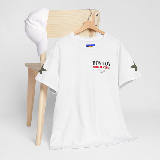 Boy Toy Social Club Tee — 'Boy Toy Card' Graphic T-Shirt