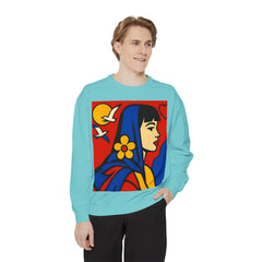 Unisex Garment-Dyed Sweatshirt - planetplanasspace