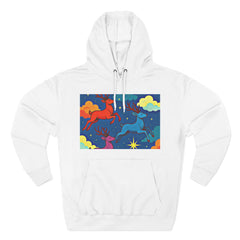 Three-Panel Fleece Hoodie