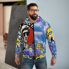 Unisex hoodie, City Craze, original artwork by Jon Planas. - planetplanasspace