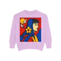Unisex Garment-Dyed Sweatshirt - planetplanasspace