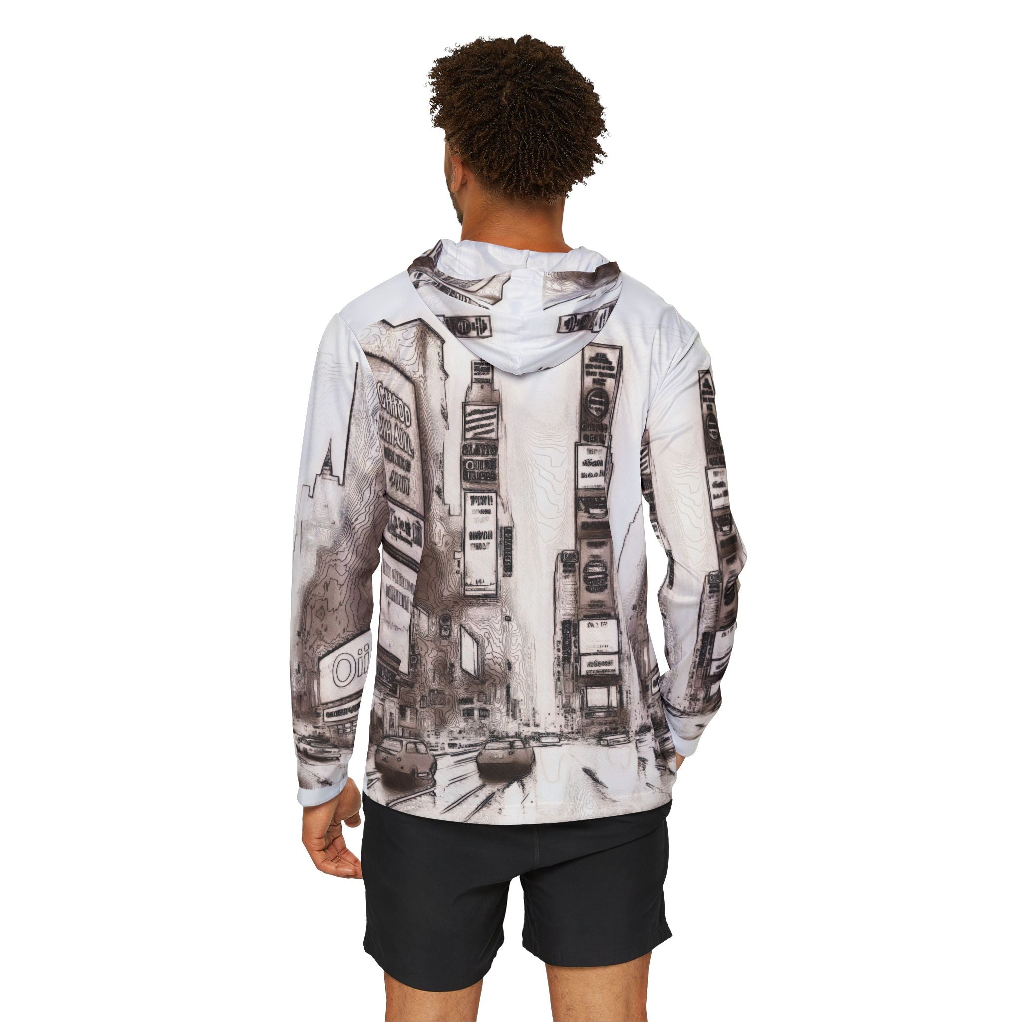 Men's Sports Warmup Hoodie itle Vintage New York - planetplanasspace