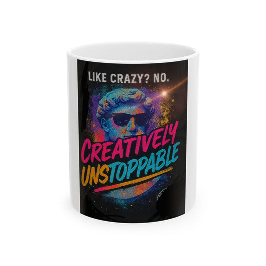 Colorful Ceramic Mug - Be Creative Be Smart Coffee Mug (11oz, 15oz)