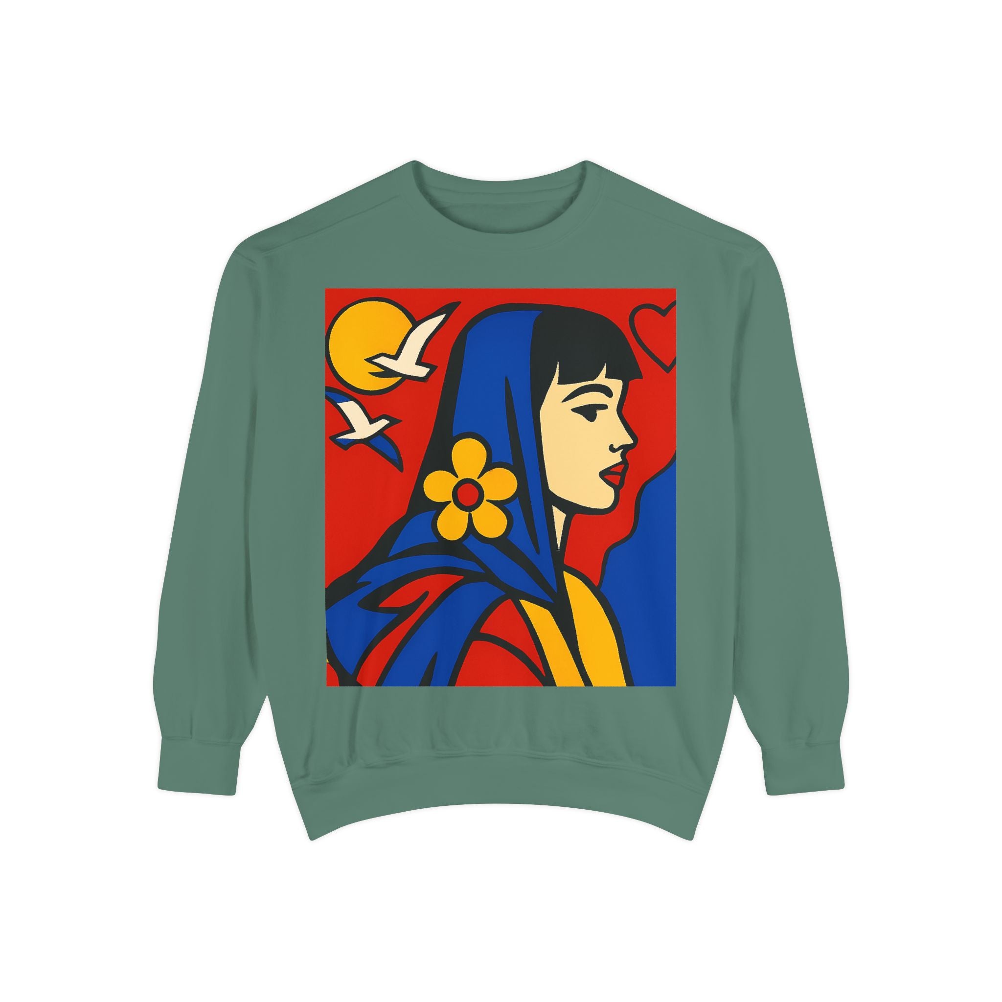 Unisex Garment-Dyed Sweatshirt - planetplanasspace