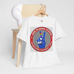 Pride Peace Sign T-Shirt — Jon Planas Studio Rainbow Logo Tee