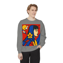Unisex Garment-Dyed Sweatshirt - planetplanasspace
