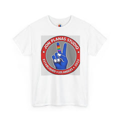 Pride Peace Sign T-Shirt — Jon Planas Studio Rainbow Logo Tee