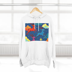 Three-Panel Fleece Hoodie