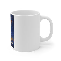 Galactic Puppy Coffee Mug | Cute Dog Lover Gift | Rambo the Cosmic Puppy | Space-Themed Drinkware | Fun Pet Mug