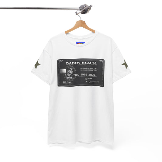 Daddy Black Credit Card Tee — Novelty Graphic T‑Shirt