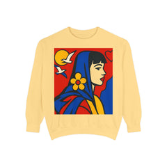 Unisex Garment-Dyed Sweatshirt - planetplanasspace