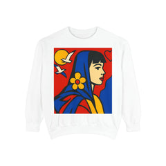 Unisex Garment-Dyed Sweatshirt - planetplanasspace