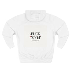 Fleece Hoodie - FOMO Oreo Cartoon Front & "Fuck" Mirror Text Back