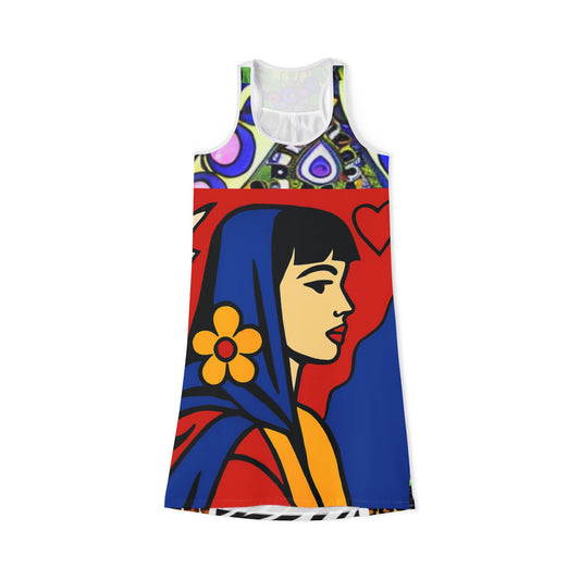 Women's Racerback Dress (AOP) - planetplanasspace
