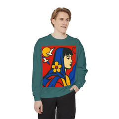 Unisex Garment-Dyed Sweatshirt - planetplanasspace
