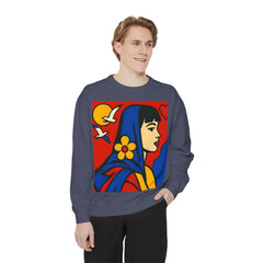 Unisex Garment-Dyed Sweatshirt - planetplanasspace