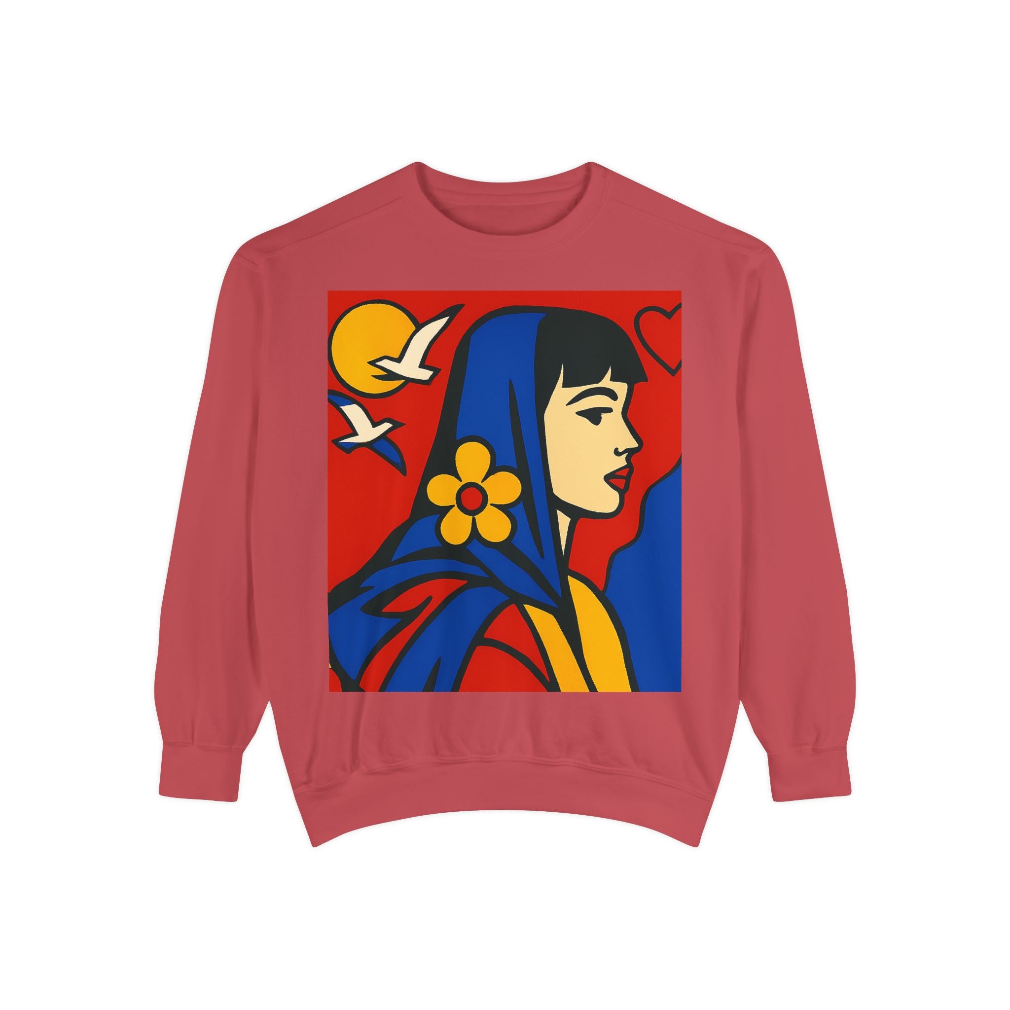 Unisex Garment-Dyed Sweatshirt - planetplanasspace
