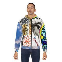 Unisex Zip Hoodie (AOP) Zonie Life by Planas - planetplanasspace