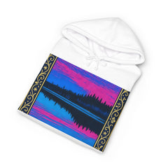 Unisex Heavyweight Hooded Sweatshirt "Nature Lake Hoodie#