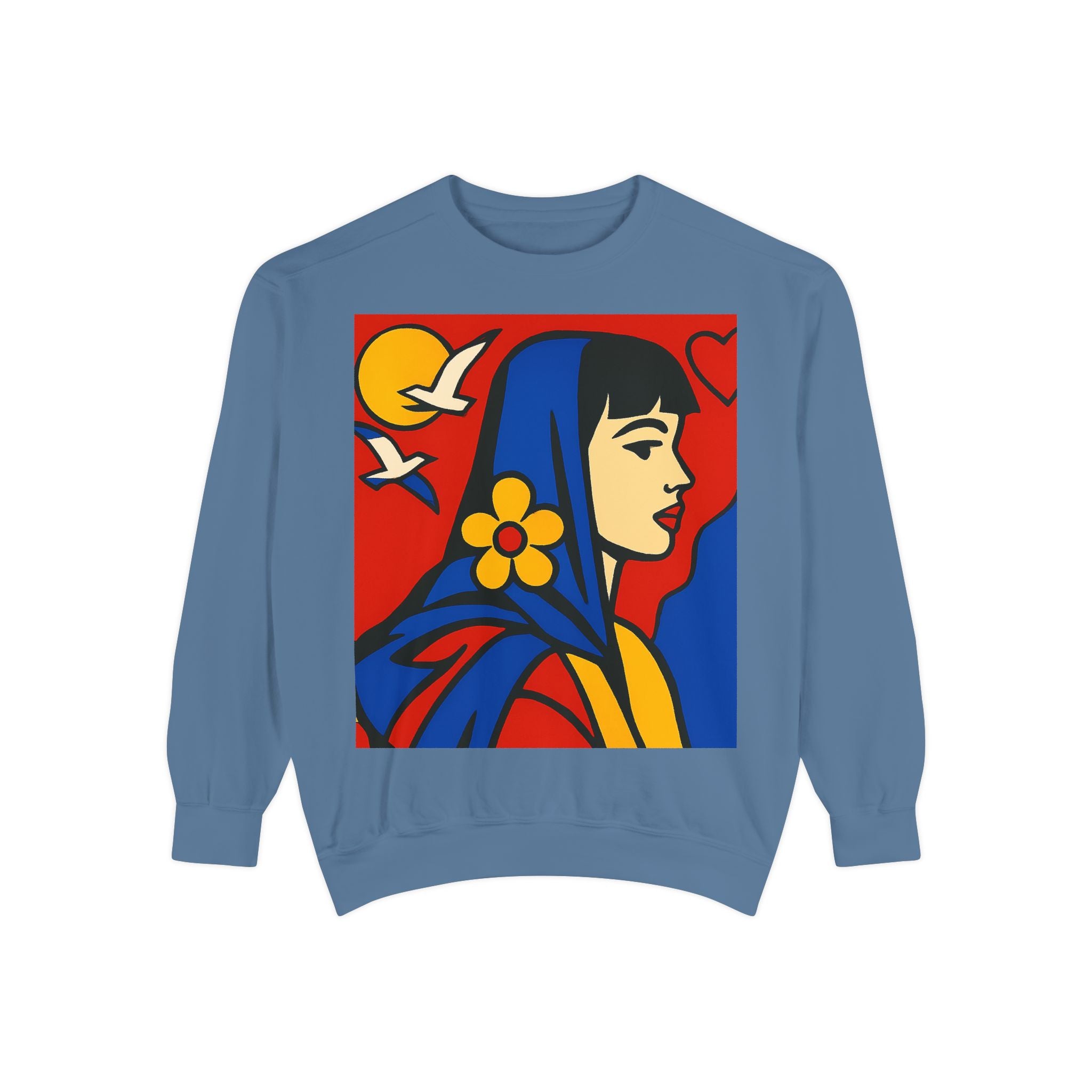 Unisex Garment-Dyed Sweatshirt - planetplanasspace
