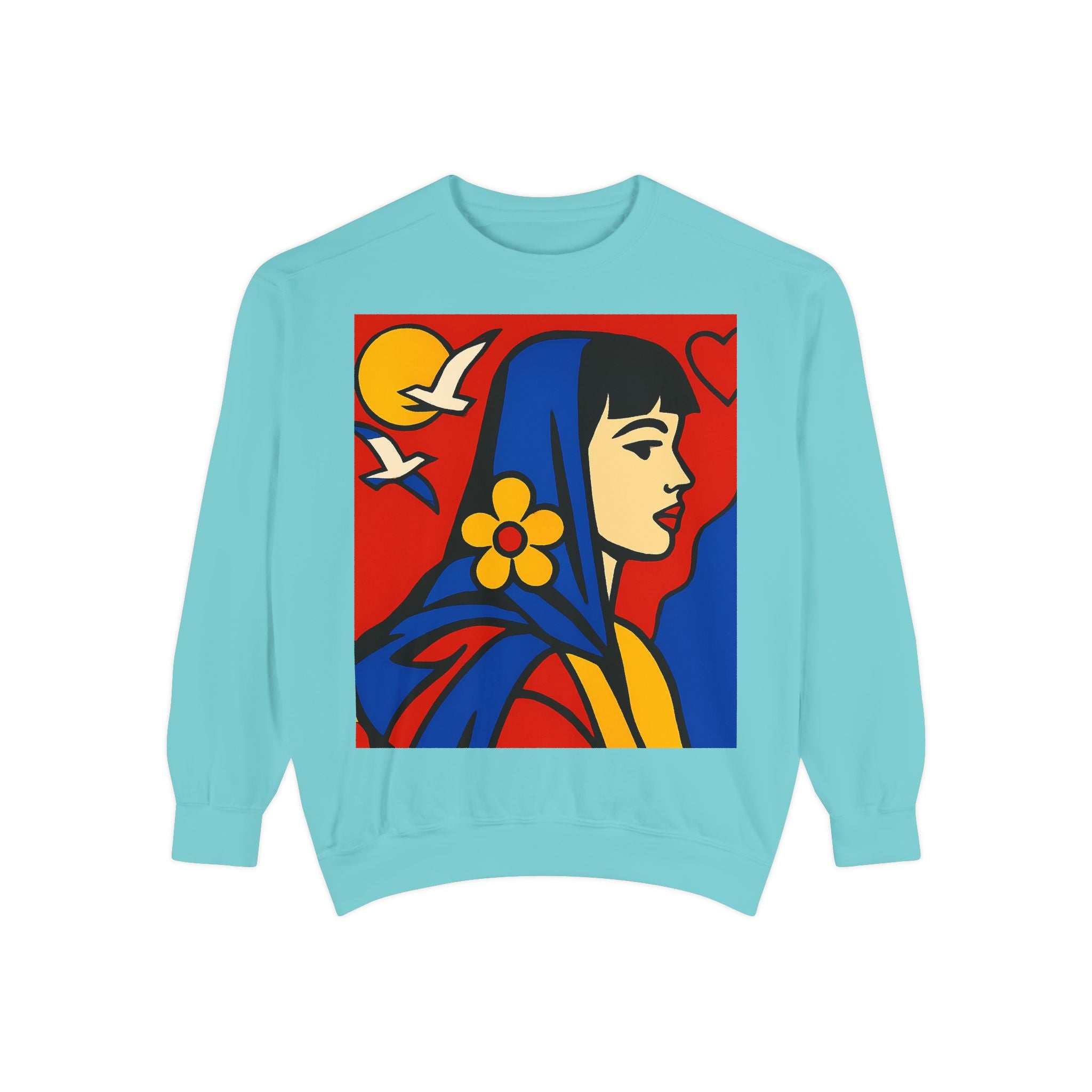 Unisex Garment-Dyed Sweatshirt - planetplanasspace