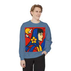 Unisex Garment-Dyed Sweatshirt - planetplanasspace