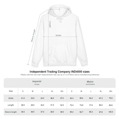 Unisex Heavyweight Hooded Sweatshirt "Nature Lake Hoodie#