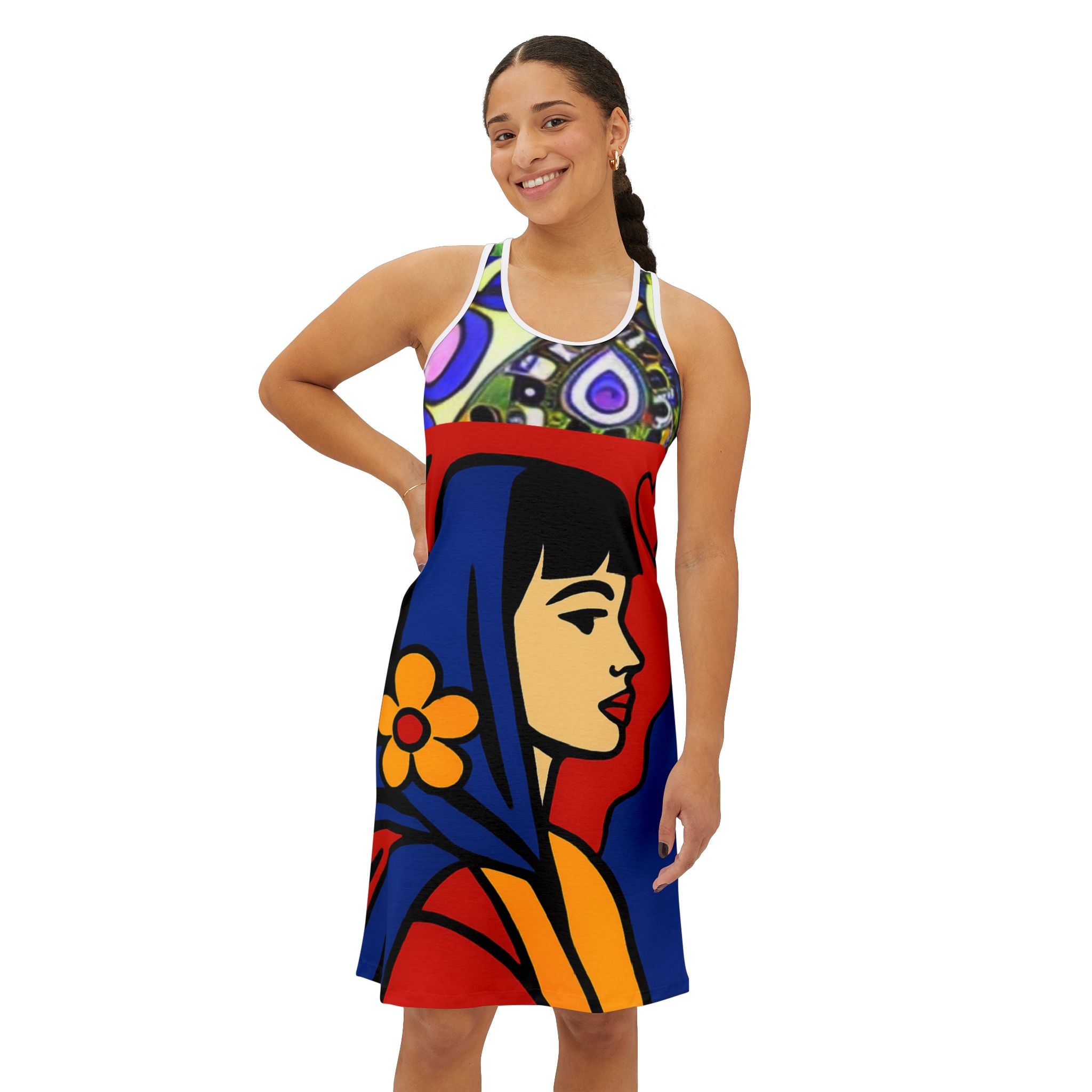 Women's Racerback Dress (AOP) - planetplanasspace