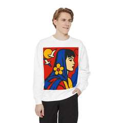 Unisex Garment-Dyed Sweatshirt - planetplanasspace