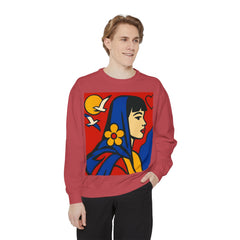 Unisex Garment-Dyed Sweatshirt - planetplanasspace