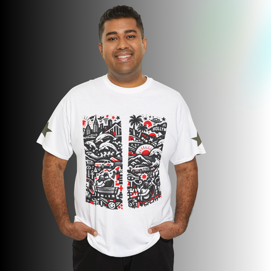 Graphic Art Tee — Jon Planas Studio Surf & City Illustration