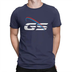 2026 SUMMER GS LIGHT Men's 2D T Shirt GS Grunge Motorcycle BRUSHES O Neck Short Sleeve 100_ Cotton Top Men Tees Clothing