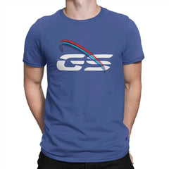 2026 SUMMER GS LIGHT Men's 2D T Shirt GS Grunge Motorcycle BRUSHES O Neck Short Sleeve 100_ Cotton Top Men Tees Clothing