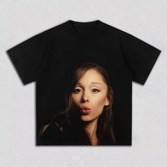 2026 Ariana Grande Petal Photo Merch 2026 T Shirt Cotton Unisex Men‘s T-Shirt Y2k Casual High-Quality Tour Exclusive Fans Tee