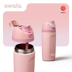 Owala Freesip 16oz insulated cup new straw cup stainless steel water cup portable cup 475ml,BPA-Free