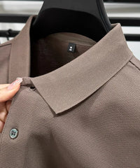 100% pure cotton high-end brand men's short sleeve polo shirt 2026 summer luxury fashion pony embroidery golf top casual T-shirt