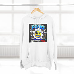 Fleece Hoodie - FOMO Oreo Cartoon Front & "Fuck" Mirror Text Back
