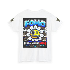 FOMO Graphic Tee — "Fear of Missing Out" Fun Oreo Daisy Streetwear T-Shirt