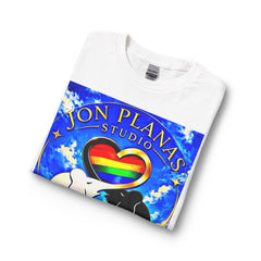 Jon Planas Studio Rainbow Heart Long Sleeve Tee — Live, Love, Life Art