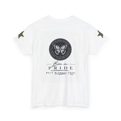 Pride Elephant Graphic Tee — "Born in Pride" Rainbow Los Angeles 2026 T-Shirt