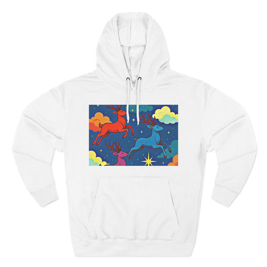 Three-Panel Fleece Hoodie