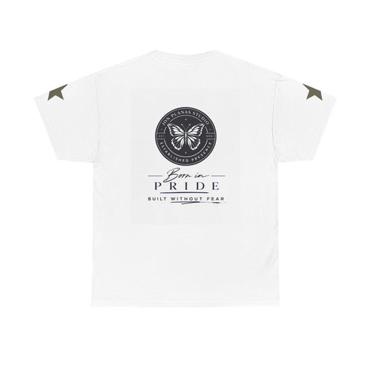 Pride Elephant Graphic Tee — "Born in Pride" Rainbow Los Angeles 2026 T-Shirt