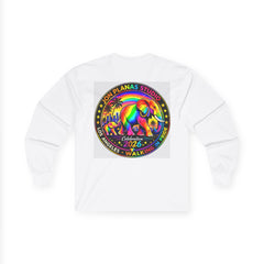 Long Sleeve Tee — Colorful Elephant 'Celebration 2026' Graphic