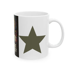 God Save The Artist Ceramic Mug — Retro Statue Art Coffee Cup (11oz/15oz)