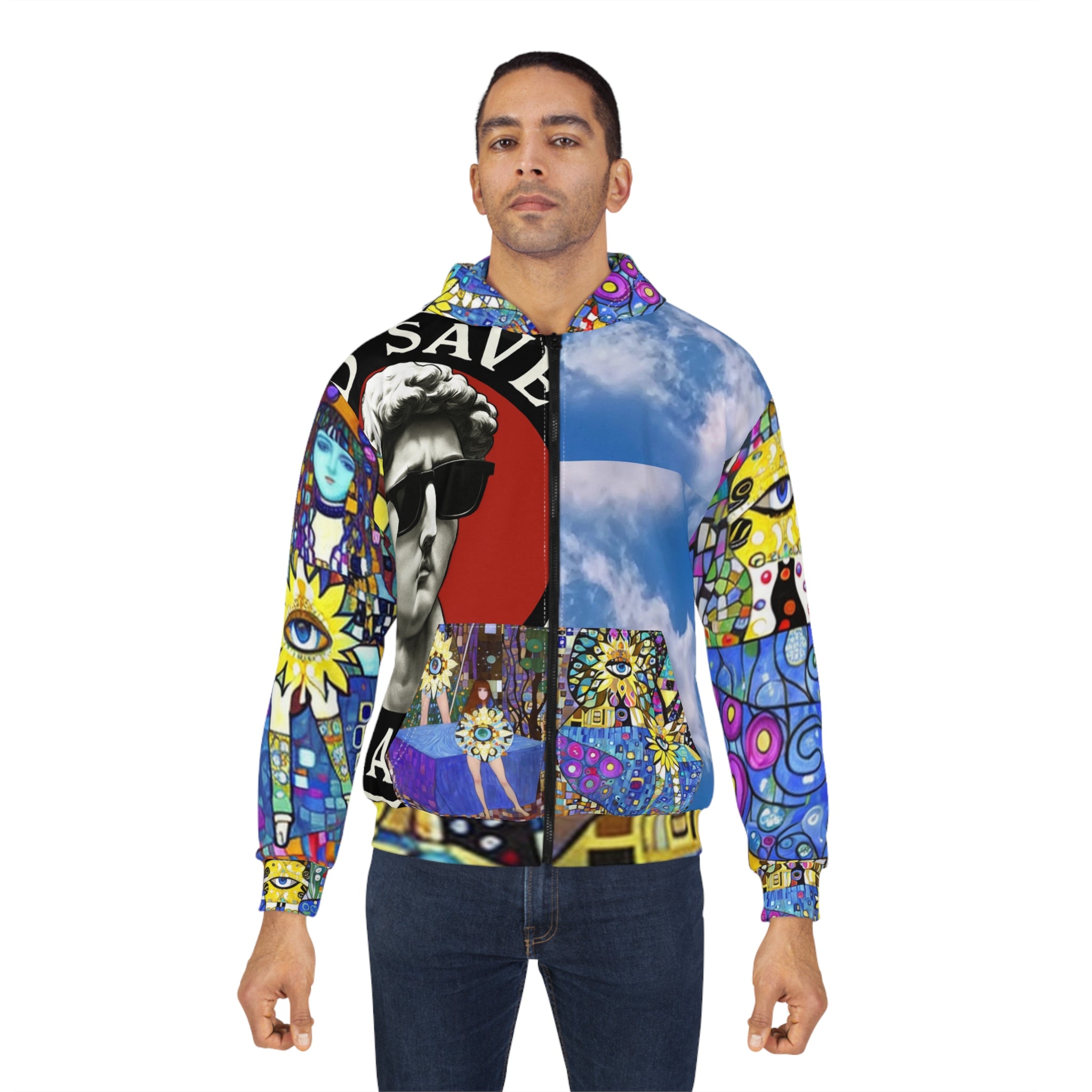 Unisex hoodie, City Craze, original artwork by Jon Planas. - planetplanasspace