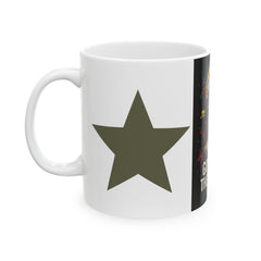 God Save The Artist Ceramic Mug — Retro Statue Art Coffee Cup (11oz/15oz)