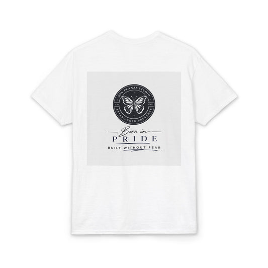 Jon Planas Studio Peace Sign T-Shirt — Rainbow Logo Graphic Tee